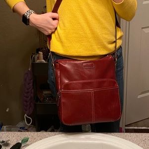 00s Relic Burgundy Wine Crossbody